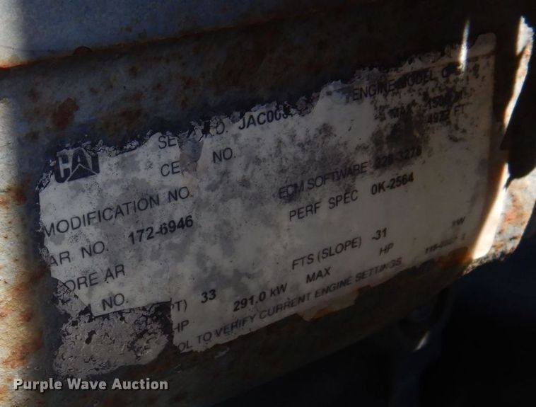 image for item DQ9213 2005 Caterpillar Challenger MT845  tractor