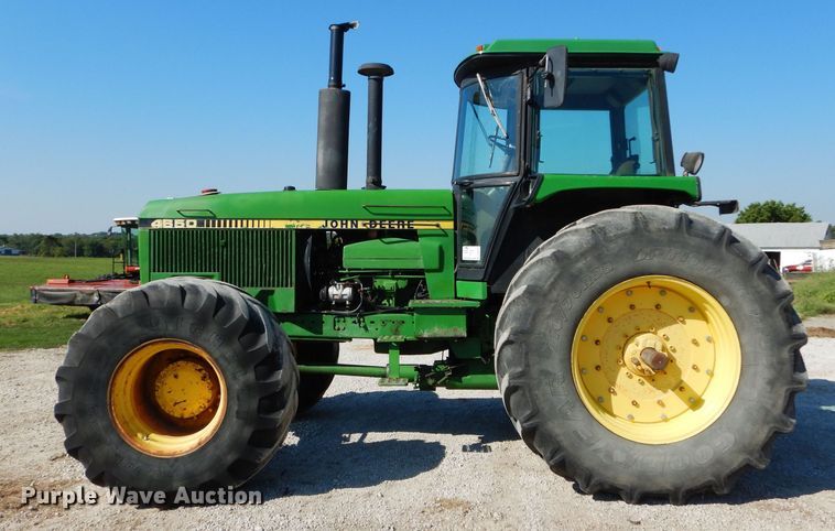 image for item DS6256 1984 John Deere 4650  MFWD tractor