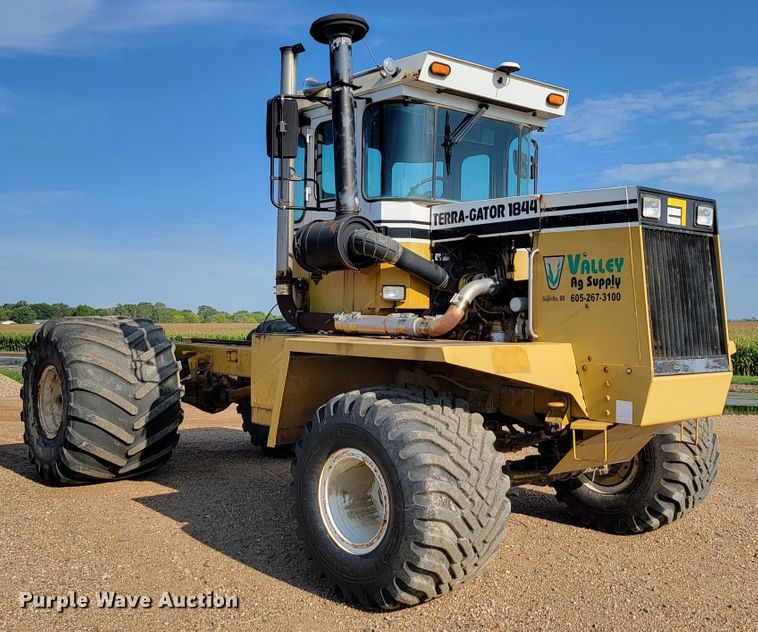 image for item JC9626 1996 Ag-Chem TerraGator 1844  applicator cab and chassis