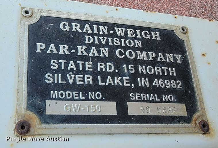 image for item JC9627 Par-Kan GW-150  seed tender