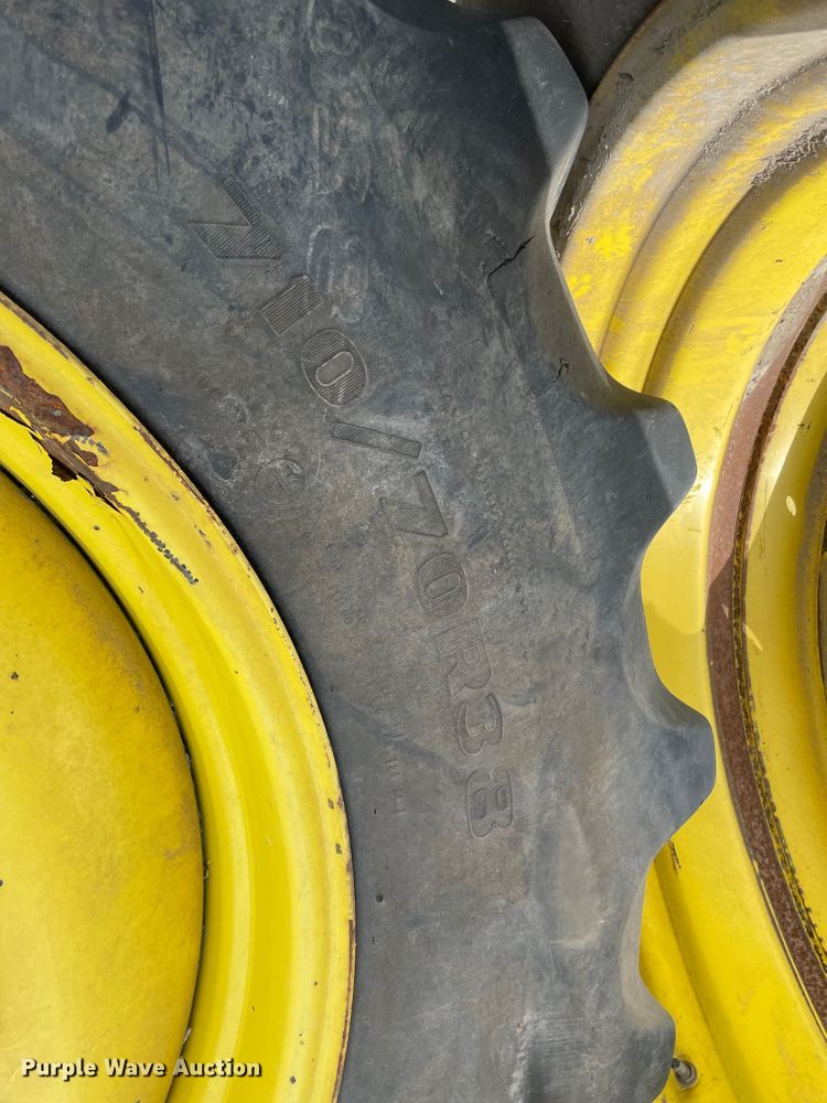 image for item KF9525 (4) Goodyear 710/70R38 tires and wheels