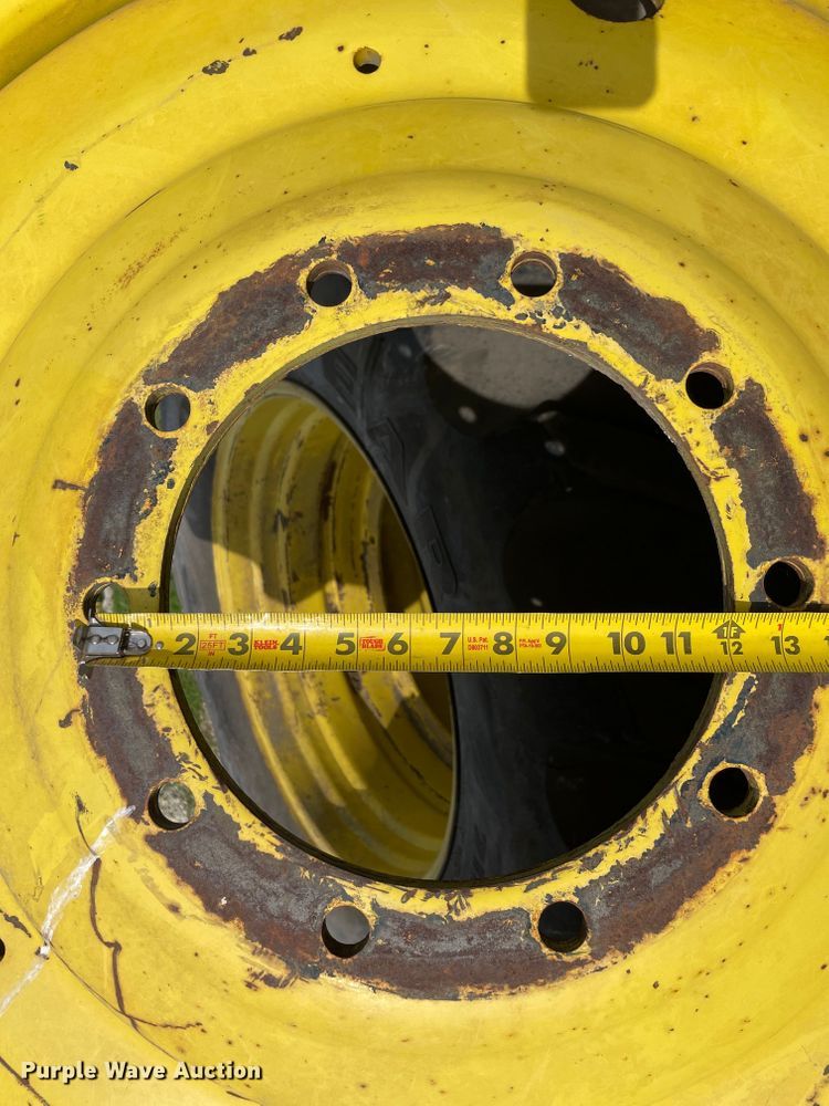 image for item KF9525 (4) Goodyear 710/70R38 tires and wheels