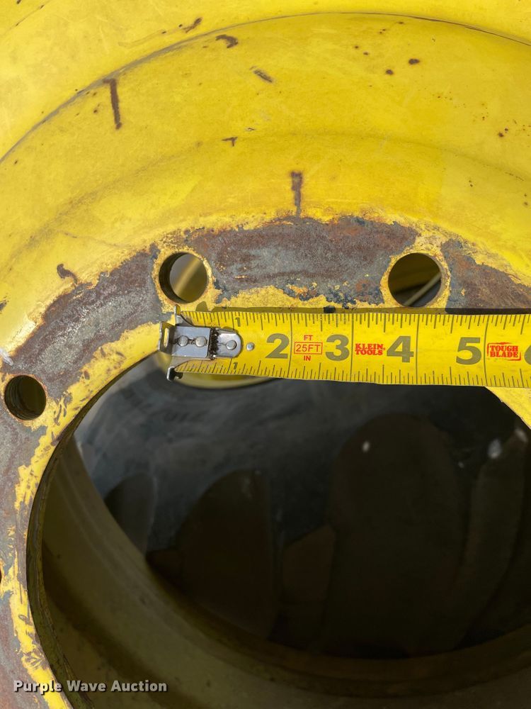 image for item KF9525 (4) Goodyear 710/70R38 tires and wheels