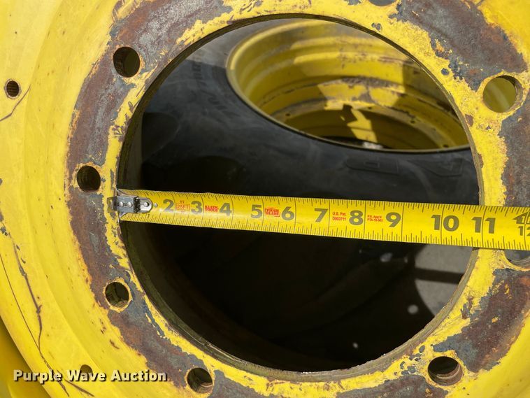 image for item KF9525 (4) Goodyear 710/70R38 tires and wheels