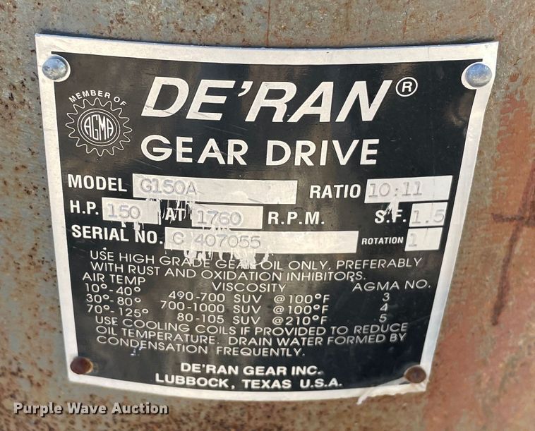 image for item KF9534 De'Ran G150A  gear head