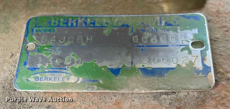image for item KF9536 Berkeley B4J0BH  irrigation pump