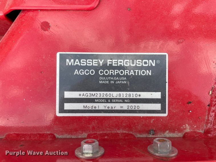 image for item KF9569 2021 Massey Ferguson GC1723E  tractor