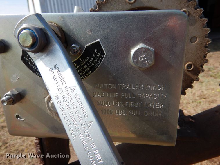 image for item LB9907 Shop built  hay bale mover