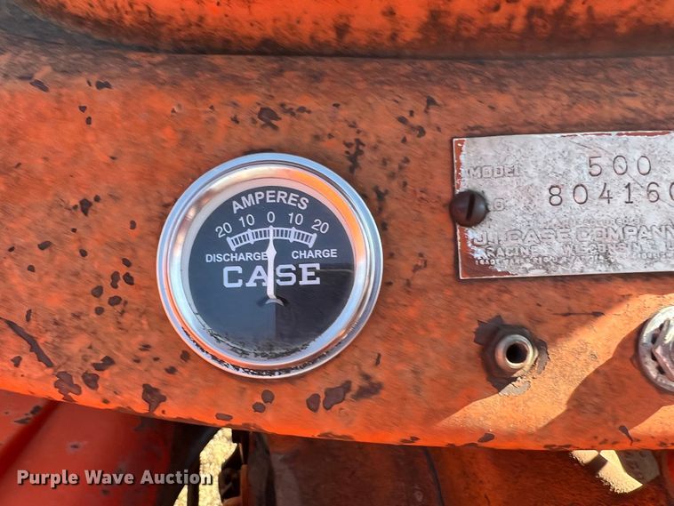 image for item LI9423 1954 Case 500  tractor