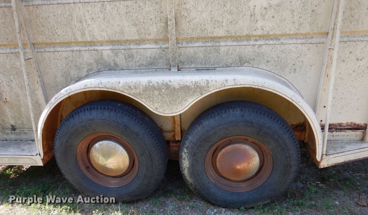 image for item LP9524 1982 Blair  livestock trailer