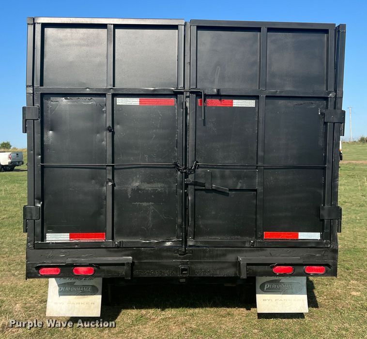 image for item MQ9790 1999 Parker  dump trailer