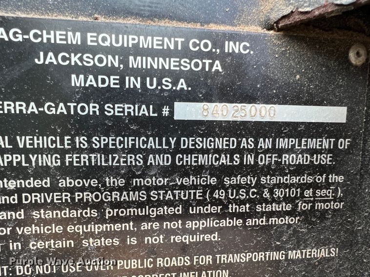 image for item MR9846 Ag-Chem Terra Gator 8104  spreader