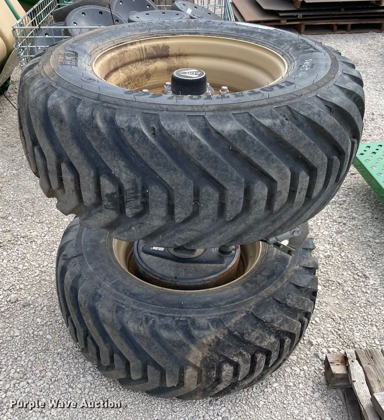 image for item MU9171 (2) 400/60-22.5 tires and wheels