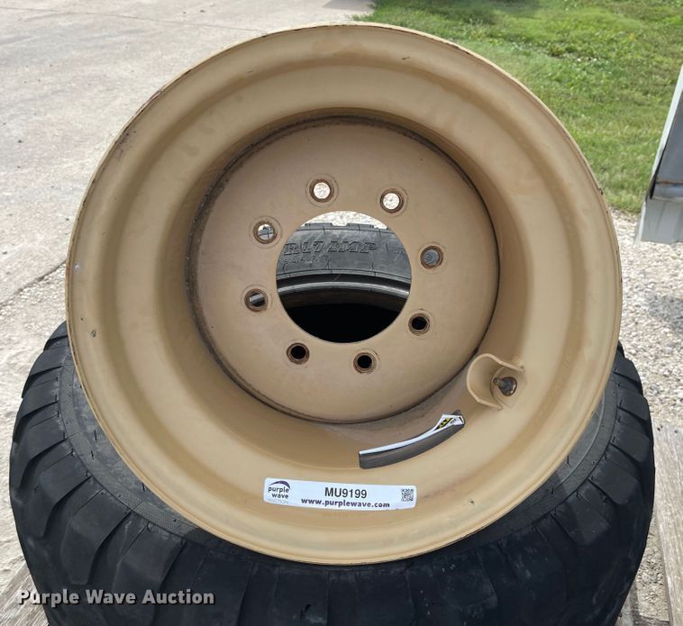 (2) 480/45R17 tires and wheels in Assaria, KS Item MU9199 sold