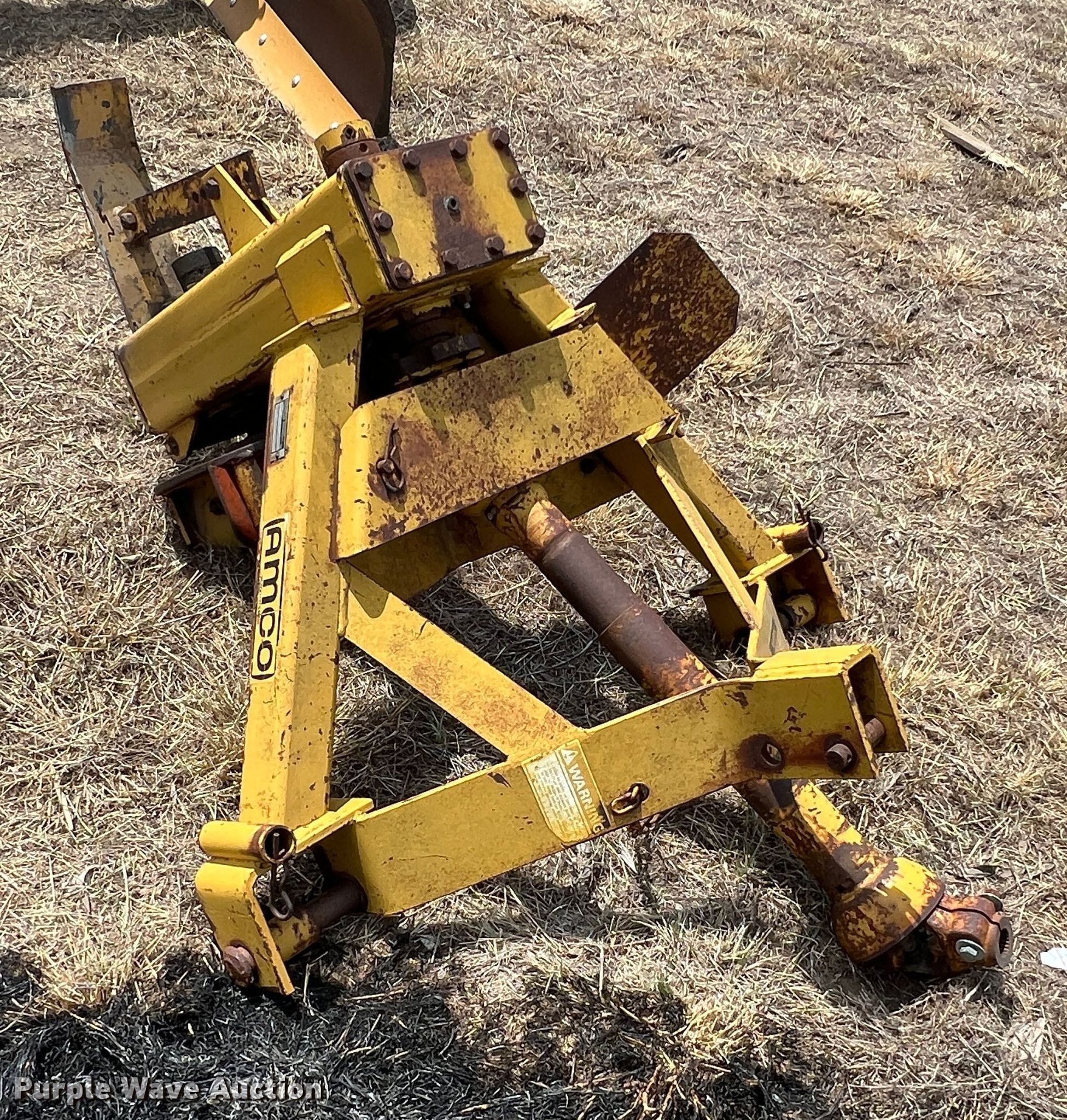 Amco PD1018 power ditcher in Sublette, KS Item DK7132 sold Purple Wave