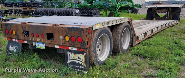 image for item DM7982 2008 Landoll Hauloll 825B  lowboy equipment trailer