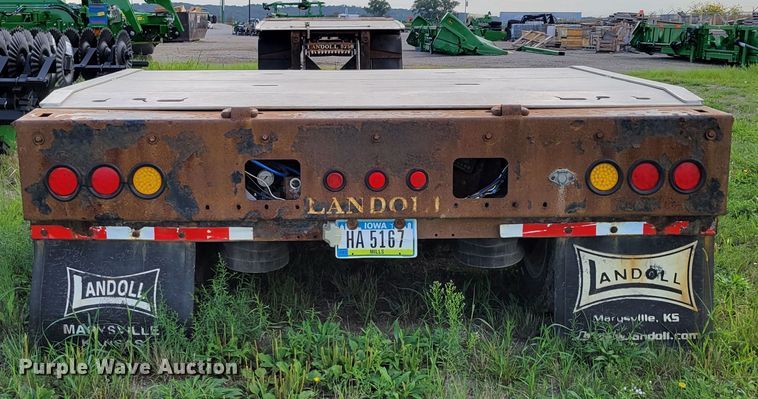 image for item DM7982 2008 Landoll Hauloll 825B  lowboy equipment trailer