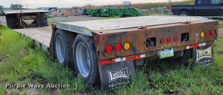 image for item DM7982 2008 Landoll Hauloll 825B  lowboy equipment trailer