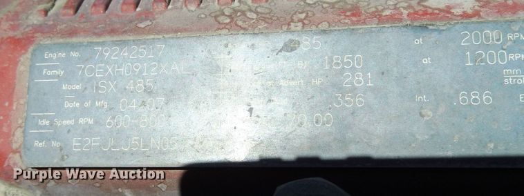 image for item DR1323 2008 Peterbilt 389  semi truck