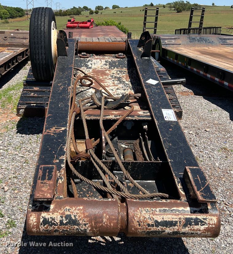 image for item DR1563 2007 Dragon  lowboy equipment trailer