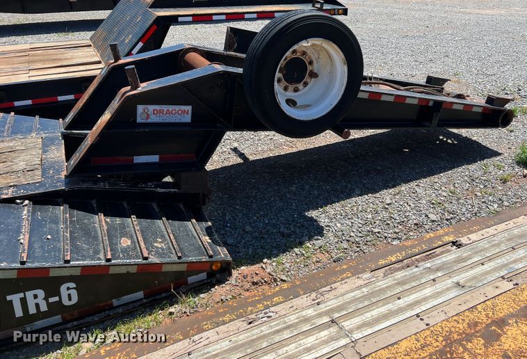 image for item DR1563 2007 Dragon  lowboy equipment trailer