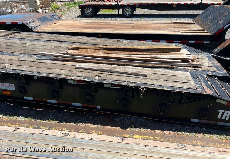 image for item DR1563 2007 Dragon  lowboy equipment trailer
