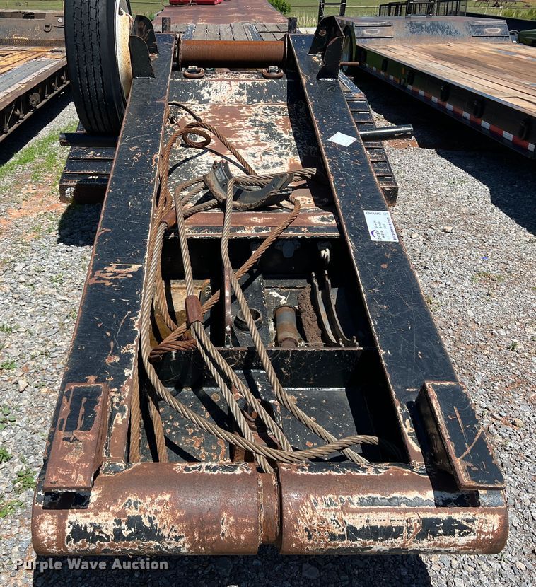 image for item DR1563 2007 Dragon  lowboy equipment trailer