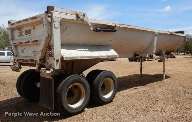 image for item DR1987 2006 Construction Trailer Specialist HRD-32  dump trailer