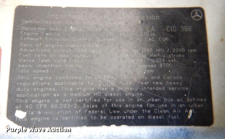 image for item DR2020 2007 Freightliner M2  semi truck