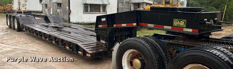 image for item JM9139 2006 Witzco Challenger RG-50  lowboy equipment trailer