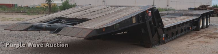 image for item JX9220 1975 Hyster FH35TD3-T  lowboy equipment trailer