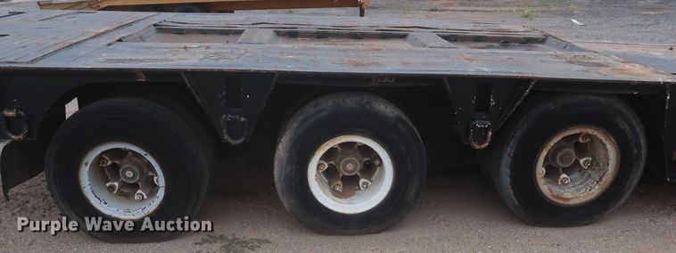 image for item JX9220 1975 Hyster FH35TD3-T  lowboy equipment trailer