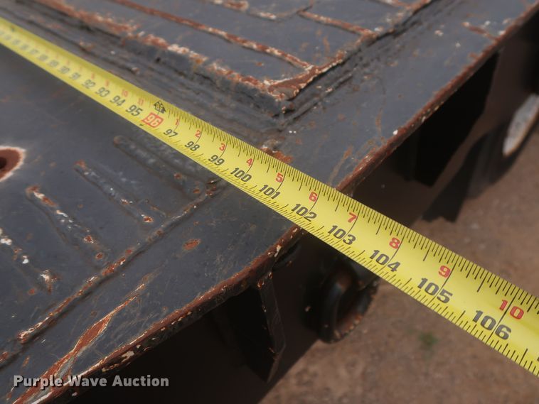 image for item JX9220 1975 Hyster FH35TD3-T  lowboy equipment trailer