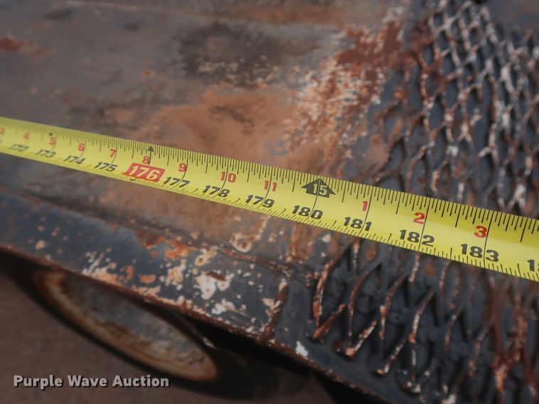 image for item JX9220 1975 Hyster FH35TD3-T  lowboy equipment trailer