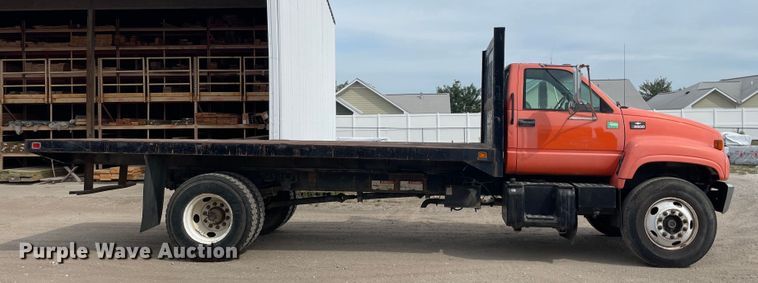 image for item KF9524 1999 Chevrolet C6500  dump flatbed truck