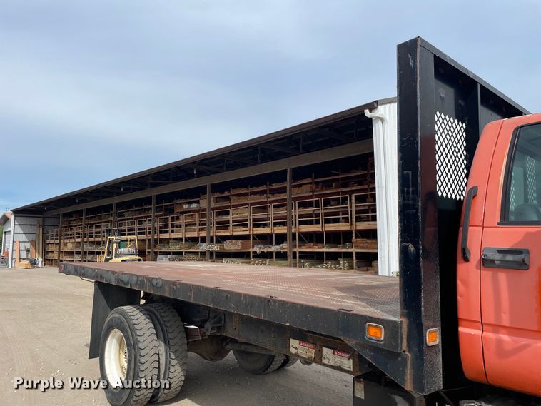 image for item KF9524 1999 Chevrolet C6500  dump flatbed truck