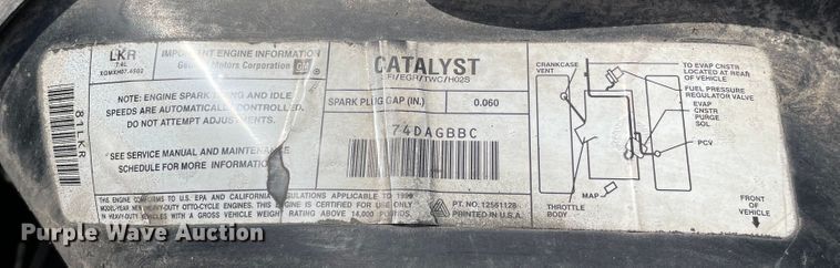 image for item KF9524 1999 Chevrolet C6500  dump flatbed truck