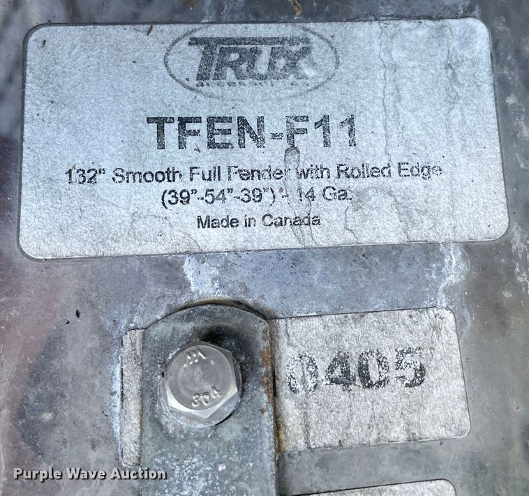 image for item KF9543 Trux TFEN-F11  truck fenders