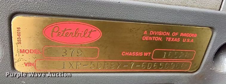 image for item LK9081 2006 Peterbilt 379  semi truck