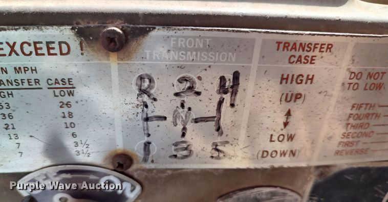 image for item LK9126 1967 Kaiser M52A2  semi truck