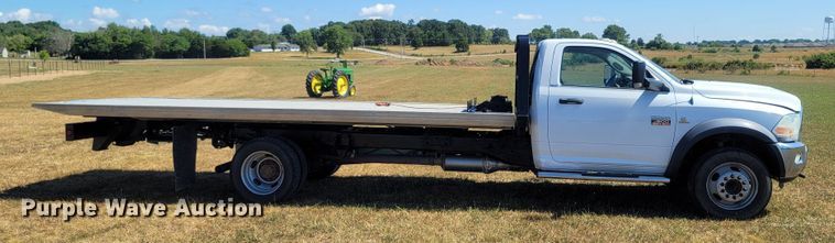 image for item LM9573 2012 Dodge Ram 5500HD  rollback truck