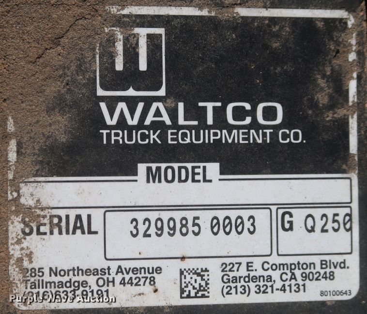 image for item LP9010 Waltco GQ250  end gate lift