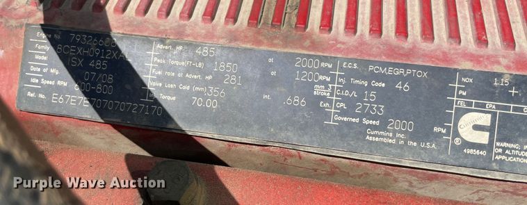 image for item MJ9063 2009 Peterbilt 388  semi truck