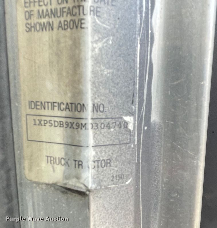 image for item MR9287 1991 Peterbilt 379  semi truck