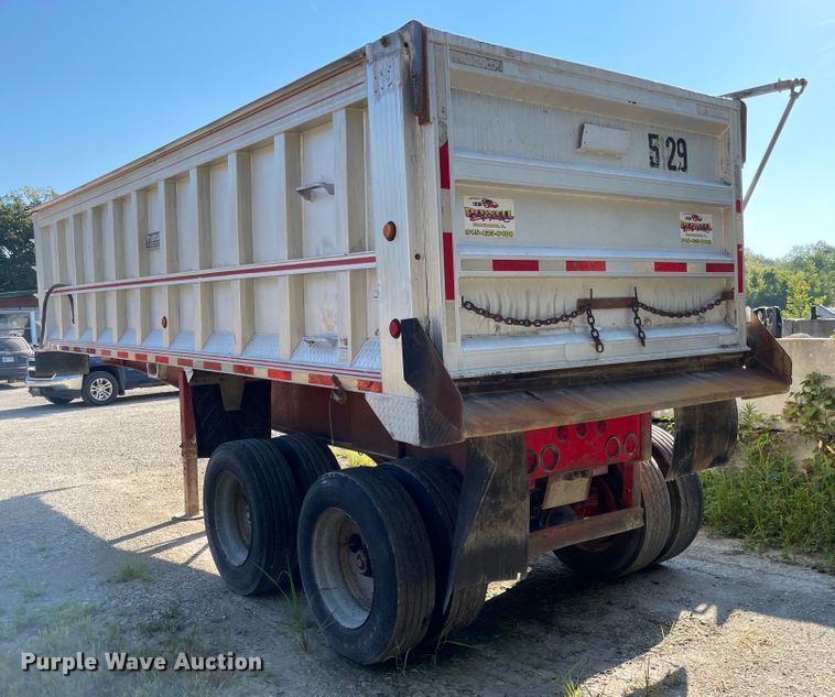 image for item MU9095 1999 TI Brook TK/AFRM  end dump trailer