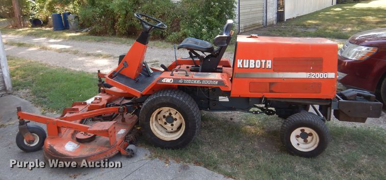 image for item DB7775 Kubota F2000  lawn mower