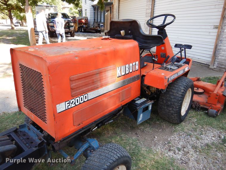 image for item DB7775 Kubota F2000  lawn mower