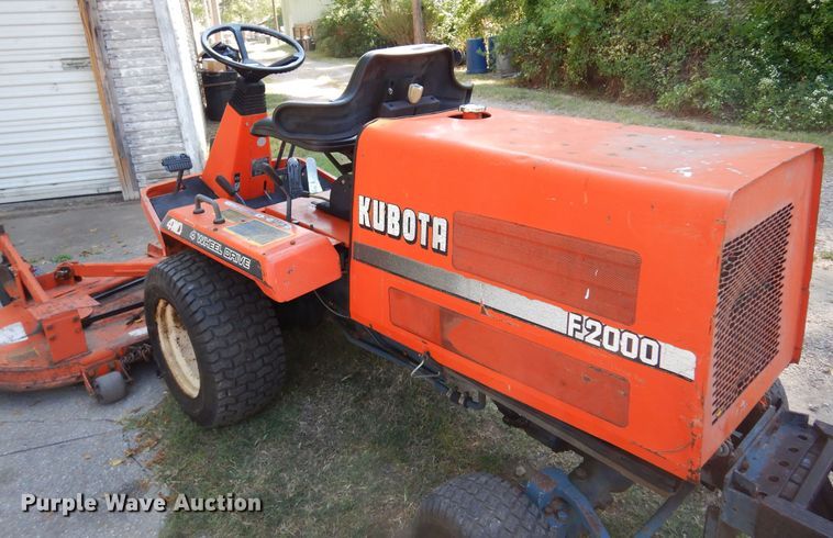 image for item DB7775 Kubota F2000  lawn mower