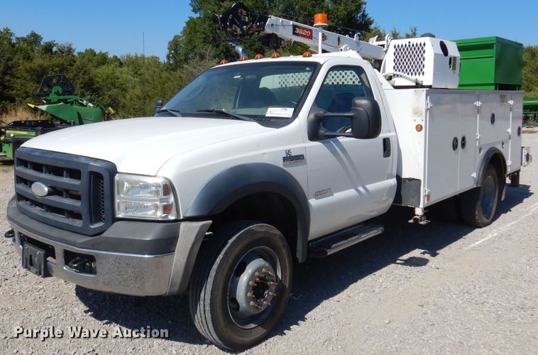 image for item DB7776 2007 Ford F550 Super Duty  utility / service truck