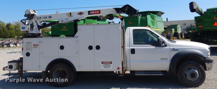 image for item DB7776 2007 Ford F550 Super Duty  utility / service truck
